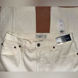 90s Straight Ultra High Rise Abercrombie Jeans new with tags
